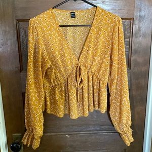 Womens floral blouse